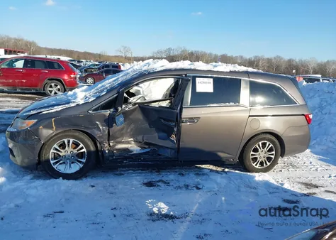 2013 Honda Odyssey Ex-L z USA, uszkodzony, nr VIN 5FNRL5H60DB022740